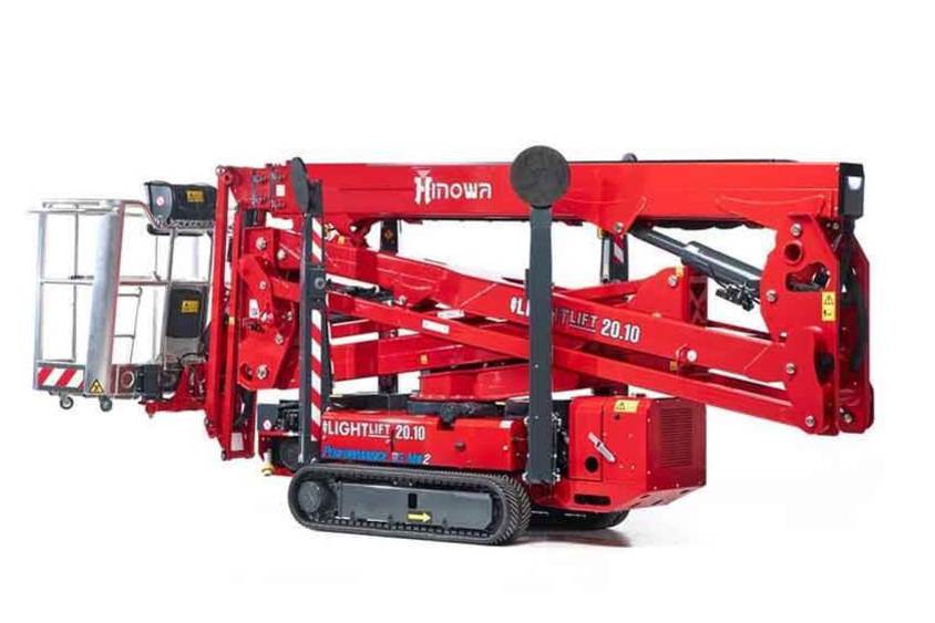 Hinowa 20.10 tracked spider lift hire from PG Platforms